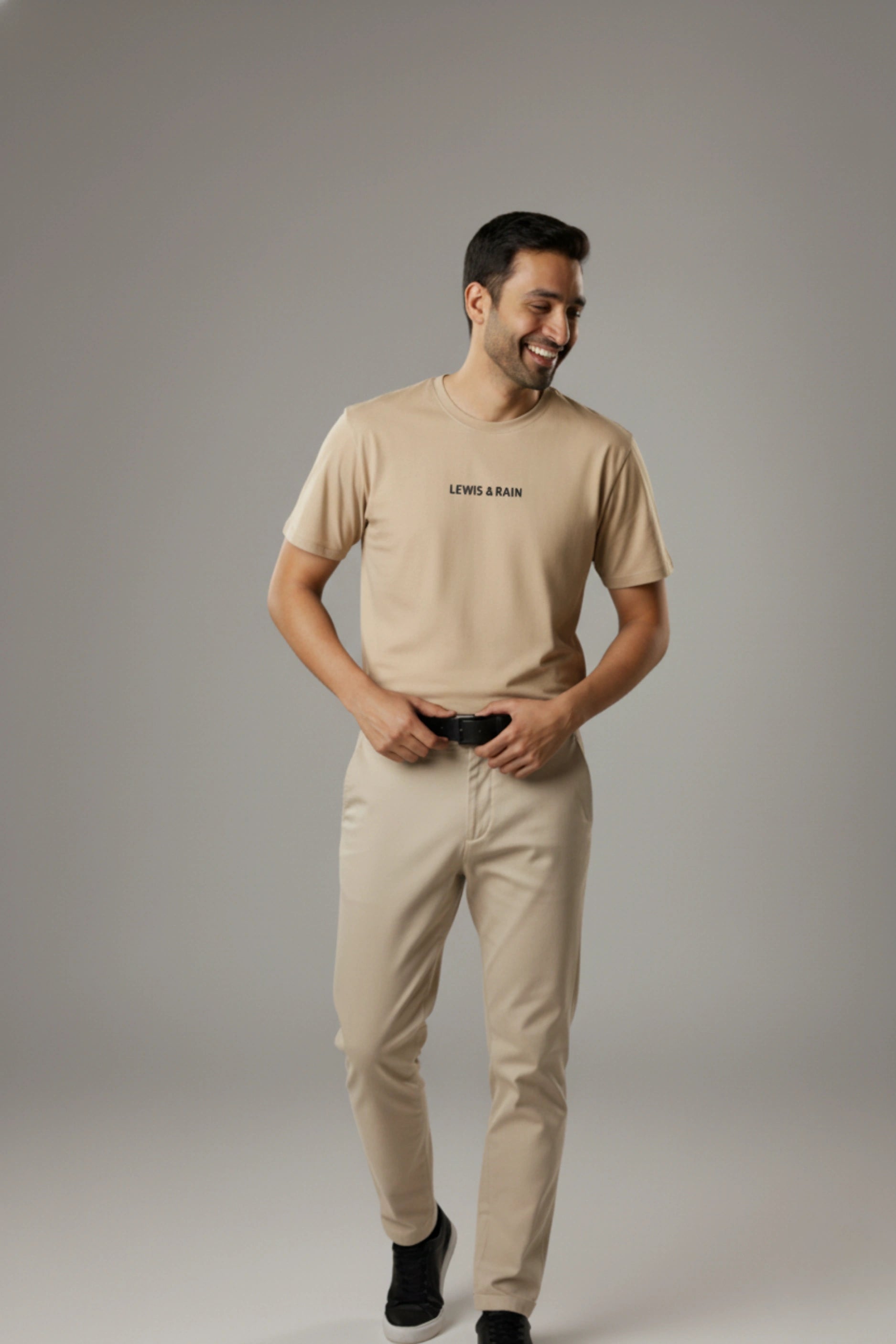 Long-Staple Cotton T-Shirt (Beige)