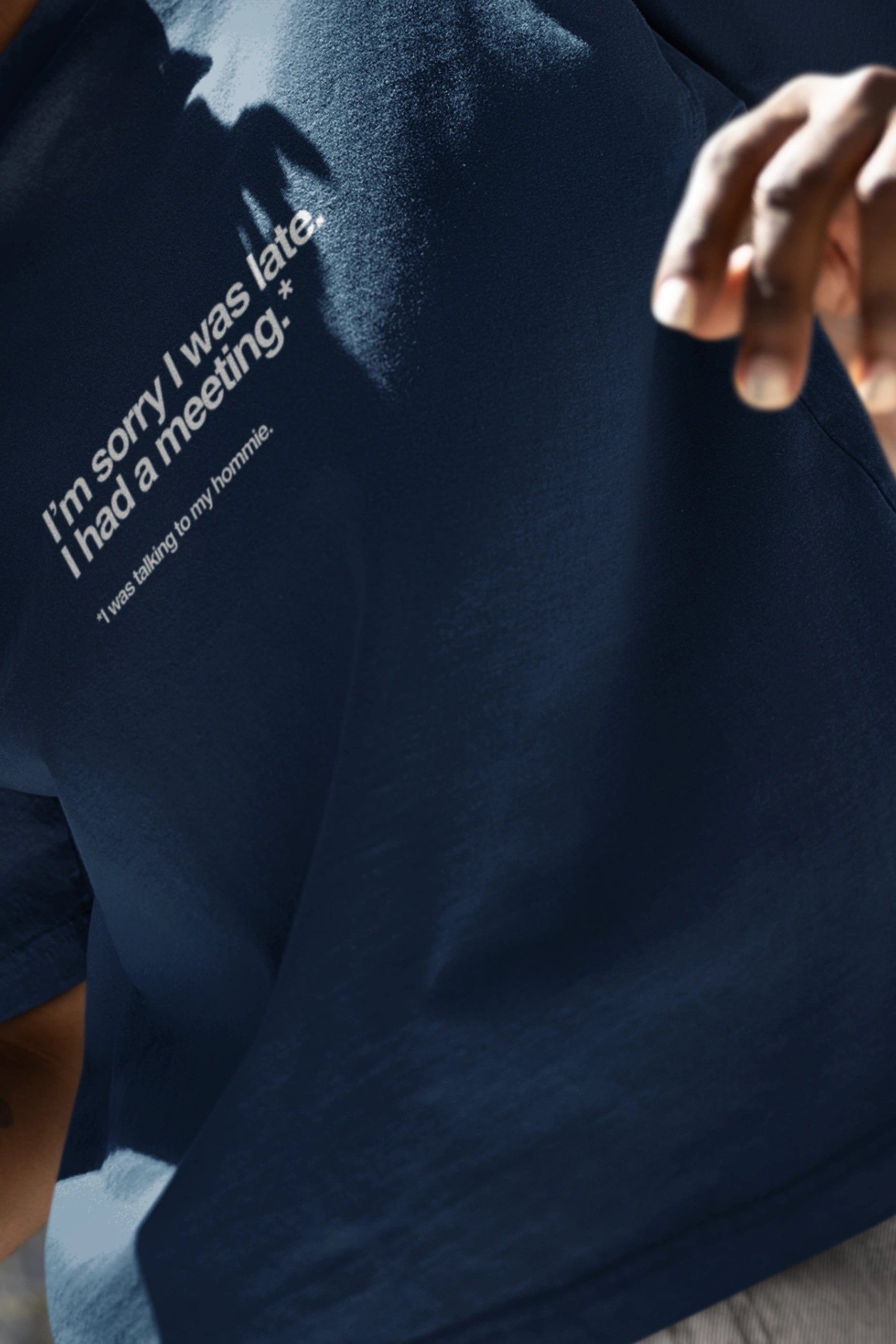 Typography Terry Oversized Tee