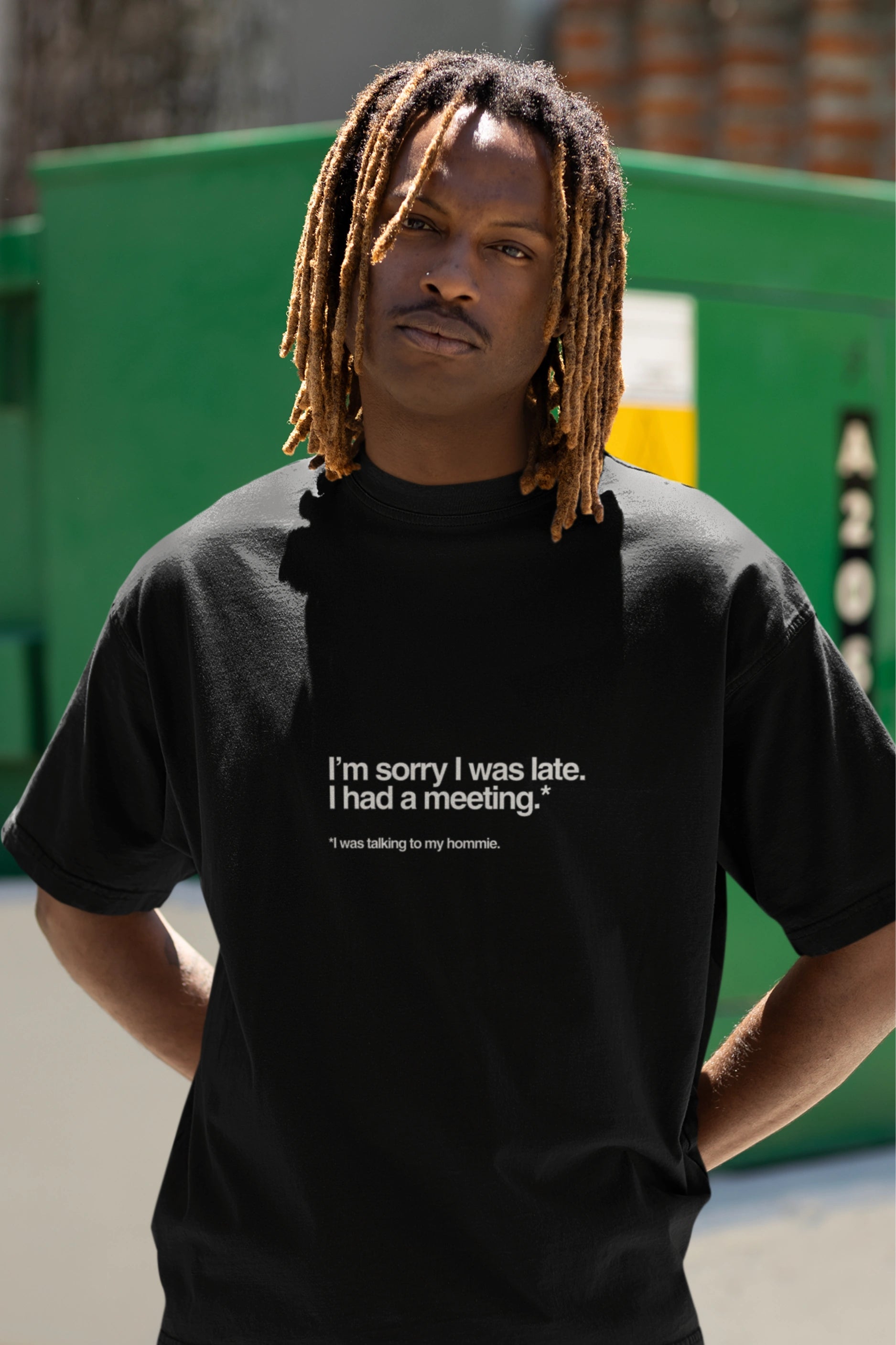 Typography Terry Oversized Tee