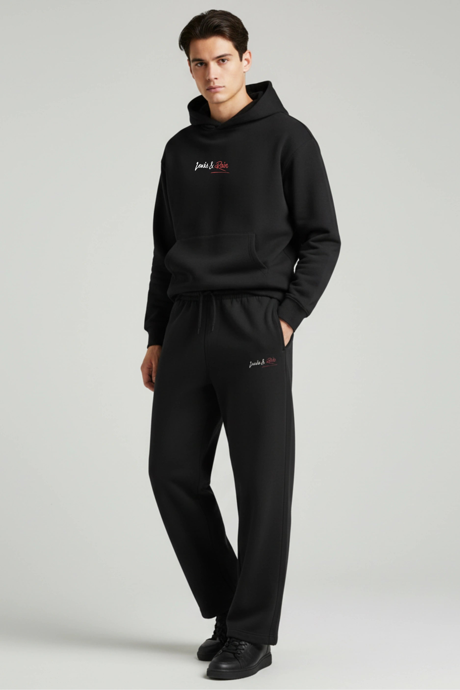 Hoodie Co-ord Set Black (Hoodie and SweatPant)