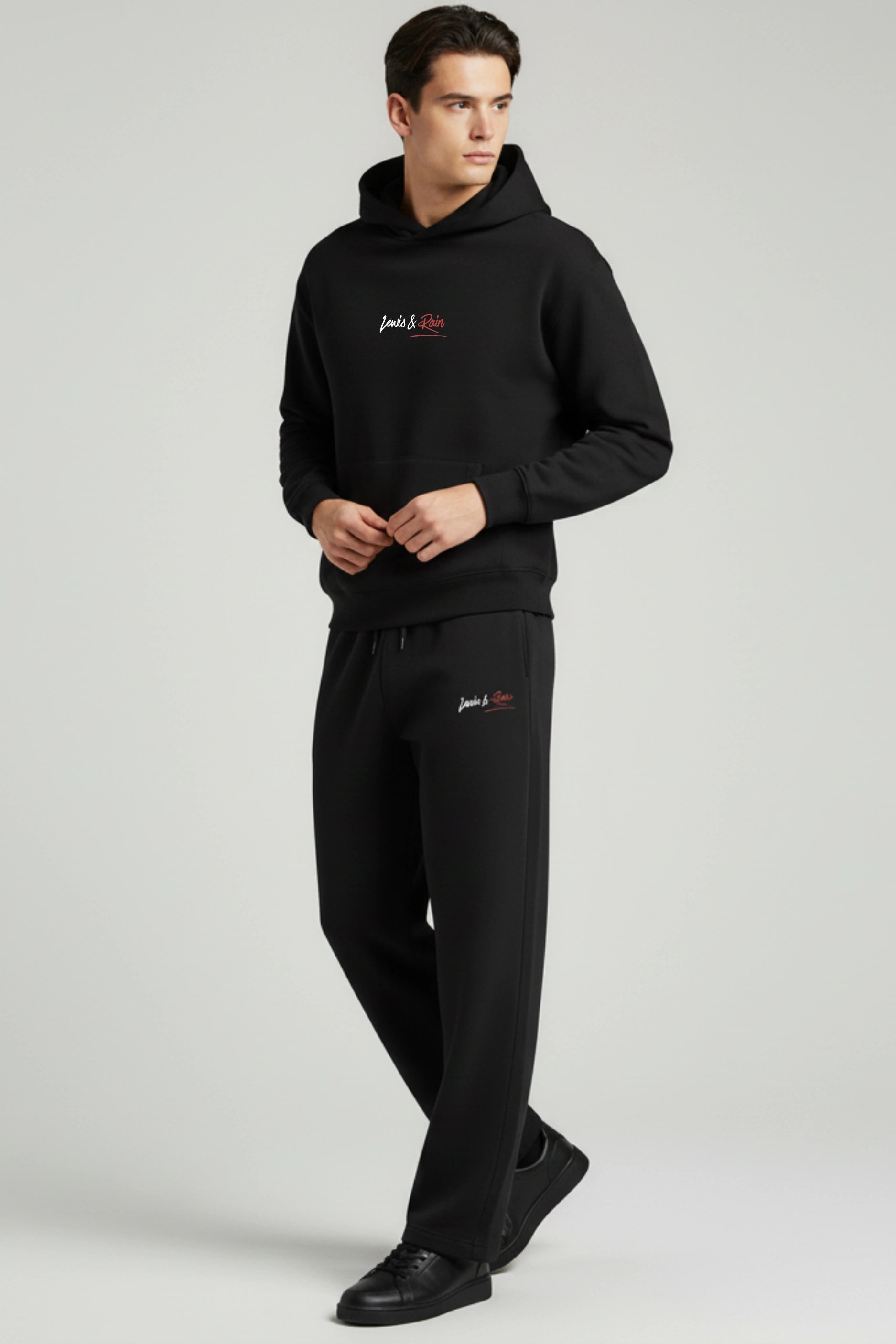 Hoodie Co-ord Set Black (Hoodie and SweatPant)