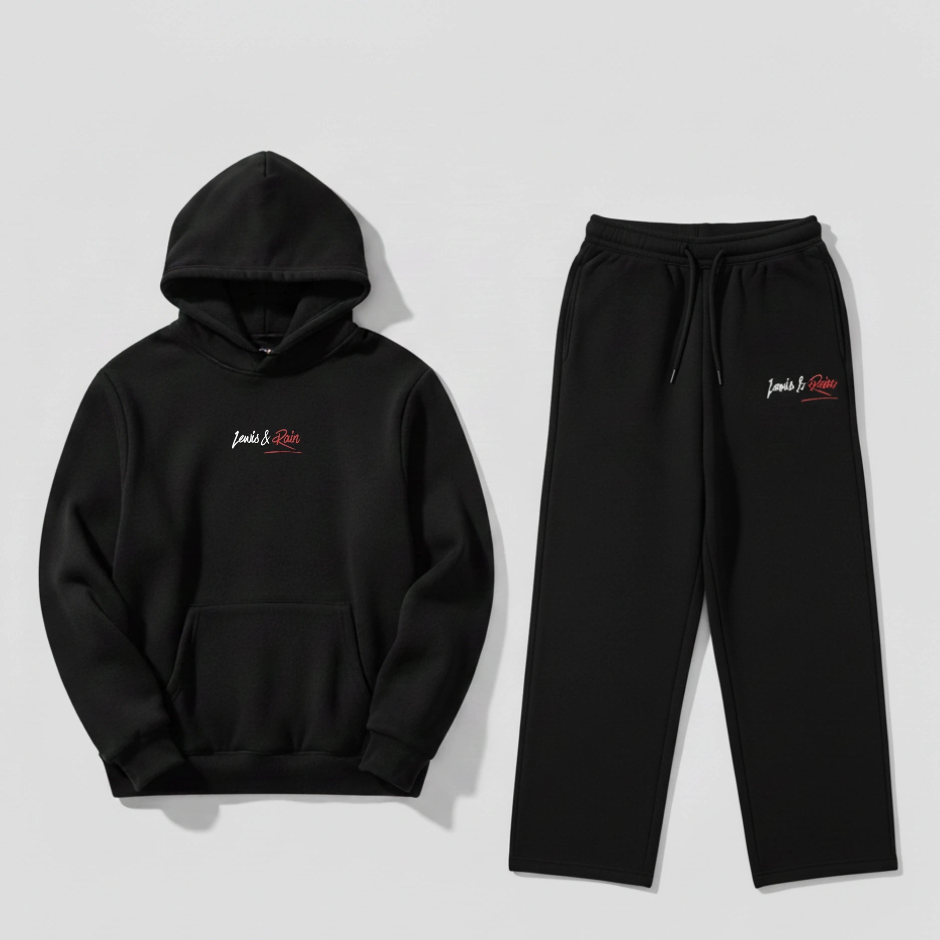 Hoodie Co-ord Set Black (Hoodie and SweatPant)