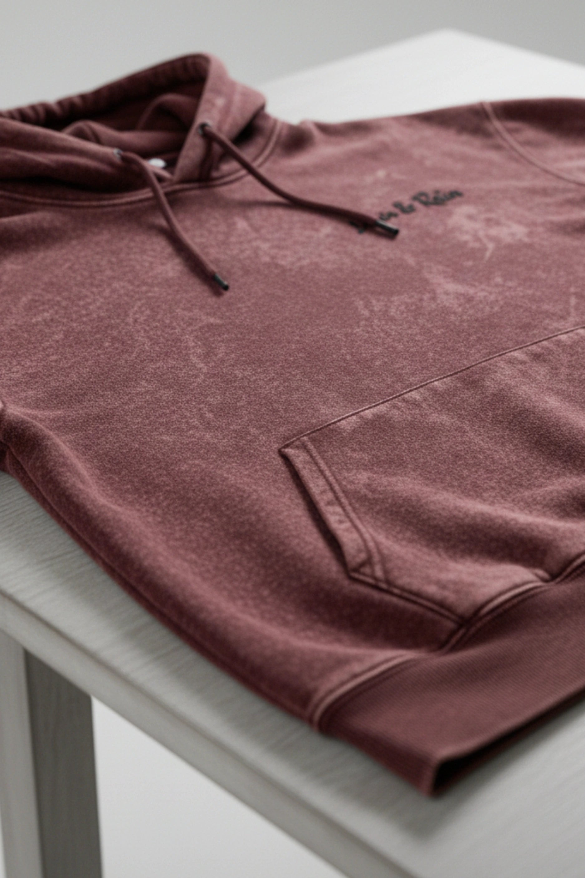 Unisex Acid Washed Hoodie (Maroon)