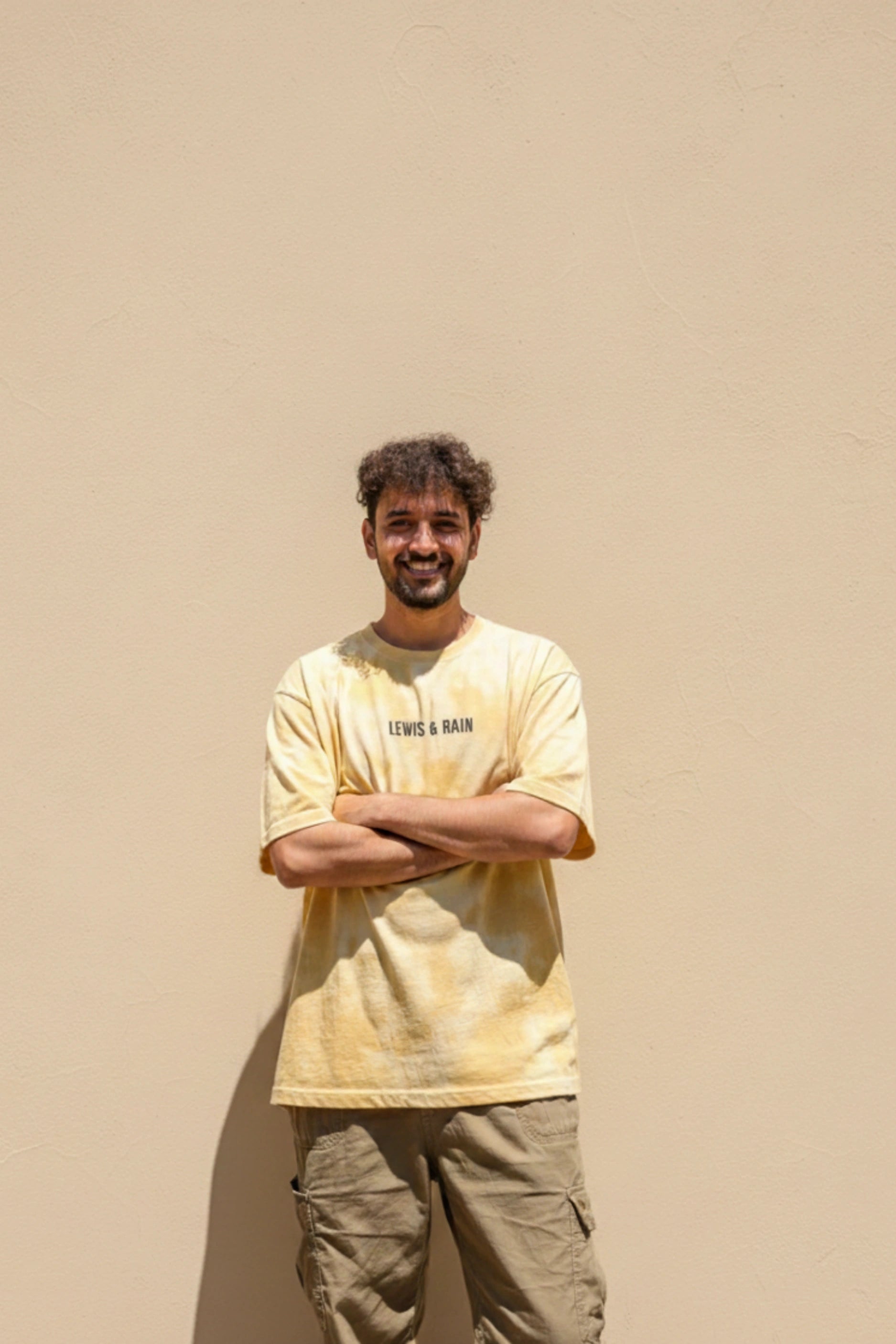 Yellow Tie Dye Oversized T-Shirt