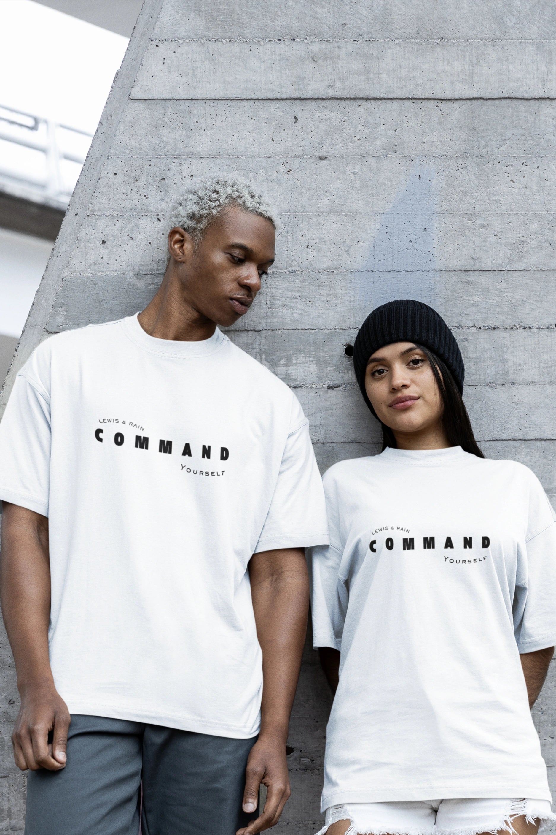 Command Terry Oversized Tee (White)