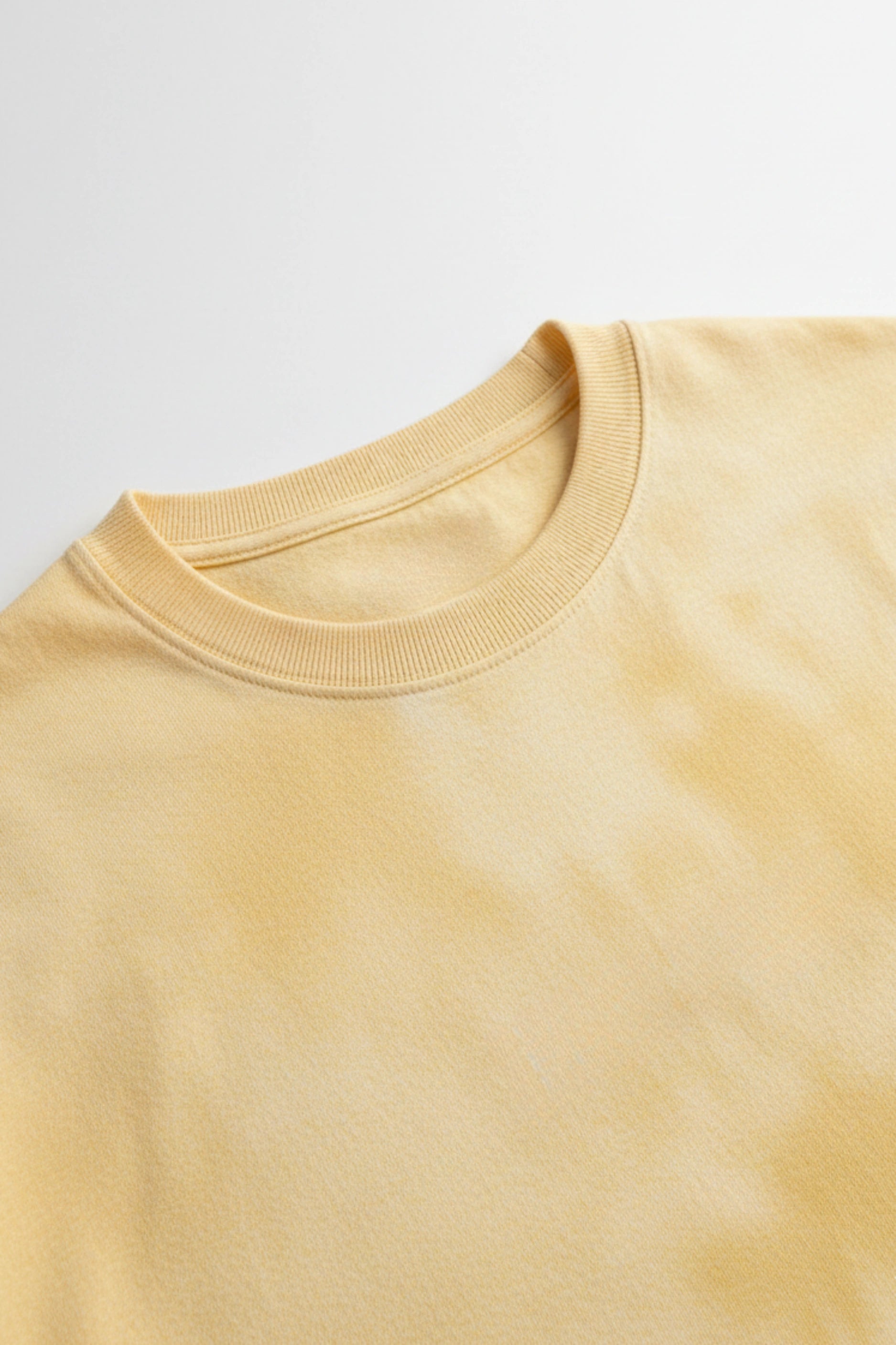 Yellow Tie Dye Oversized T-Shirt