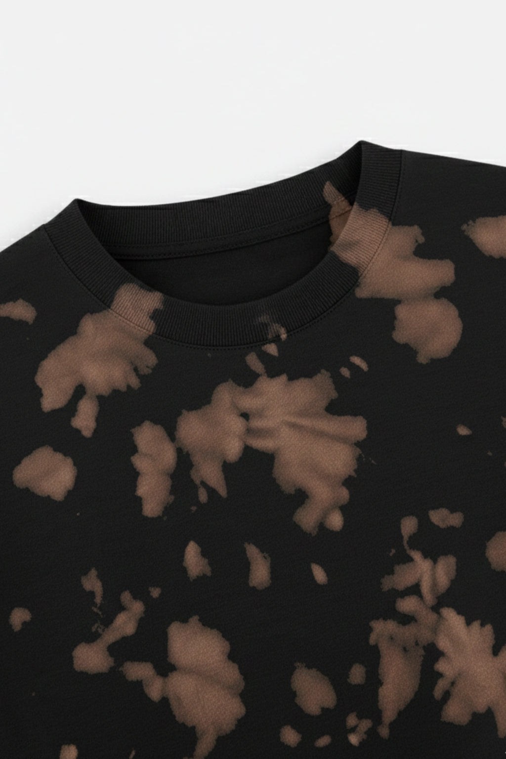 Brown Black Tie Dye Oversized T-Shirt