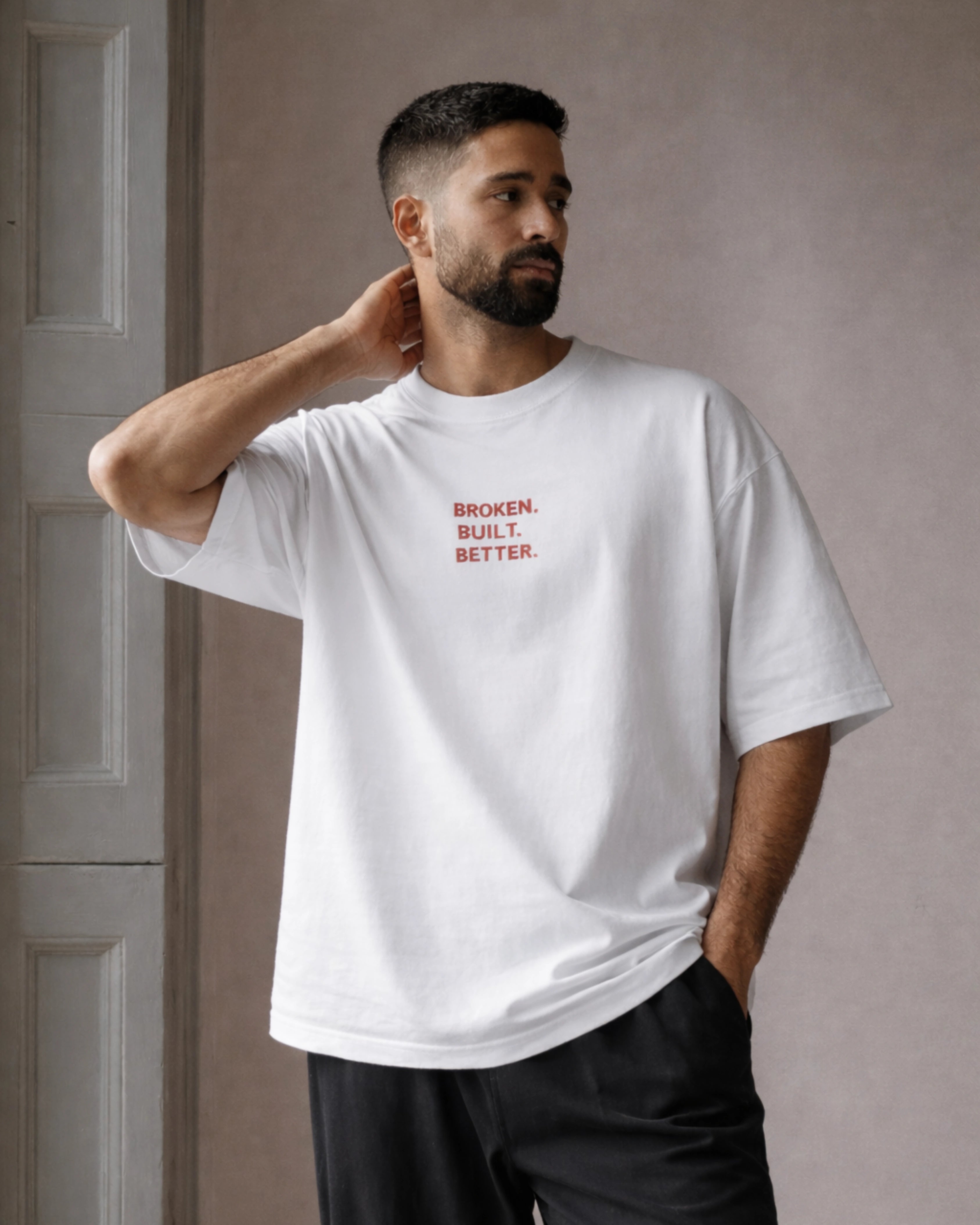 Broken Built Better Terry Oversized Tee