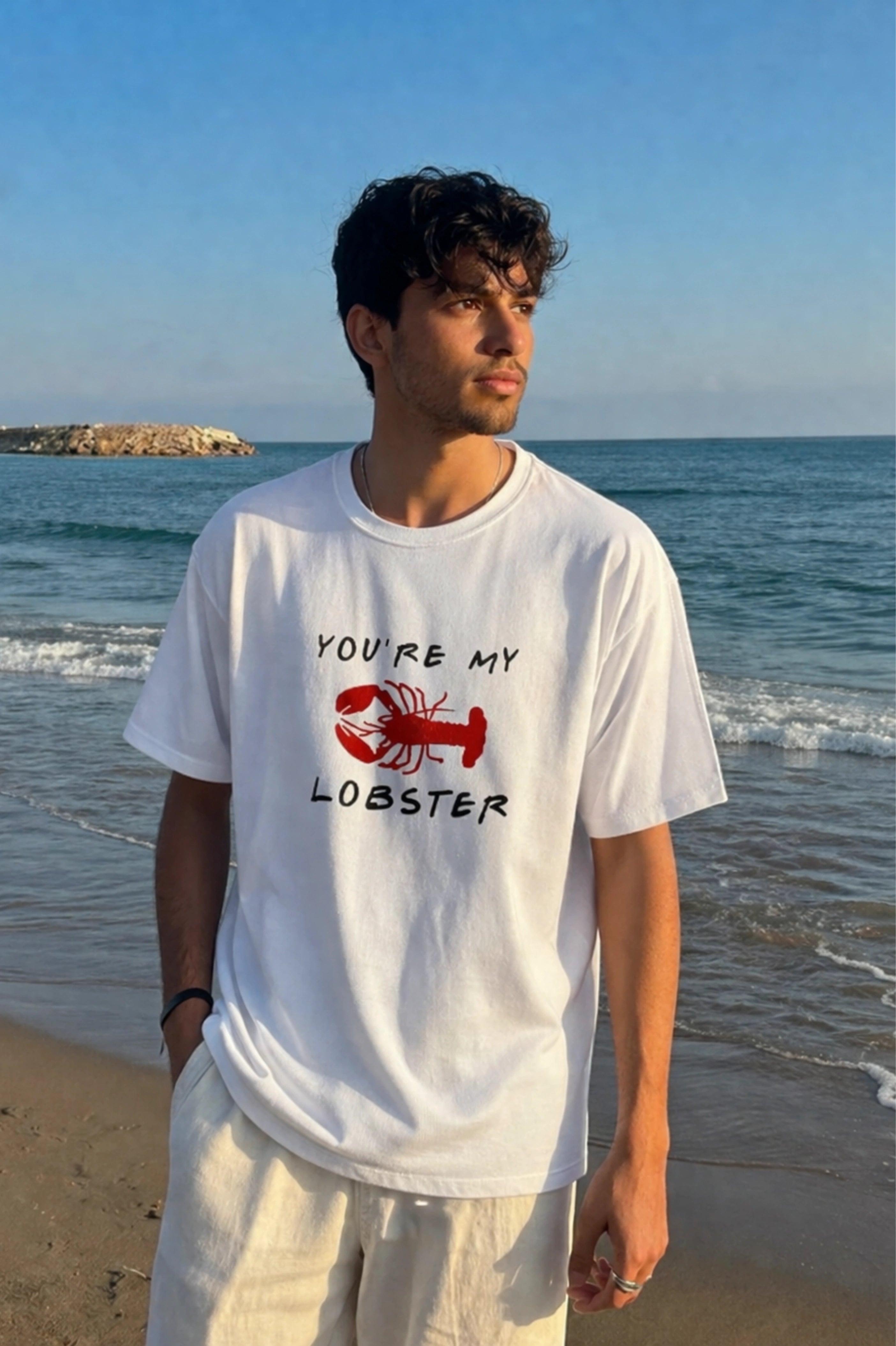 Lobster Unisex Oversized Tee