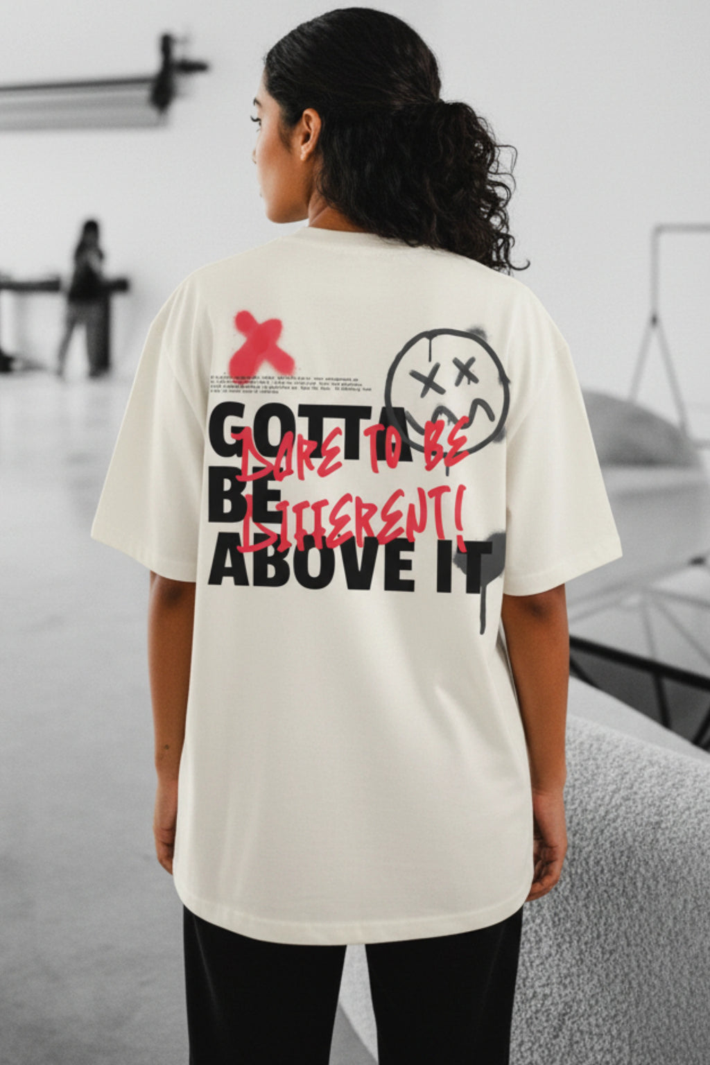 Dare to be different Terry Oversized Tee