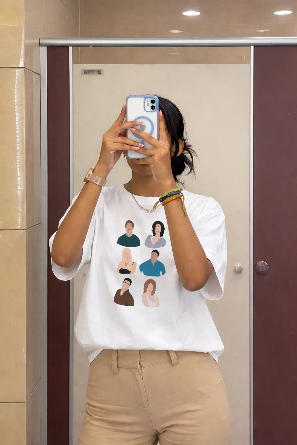 F.R.I.E.N.D.S characters Oversized Unisex Tee