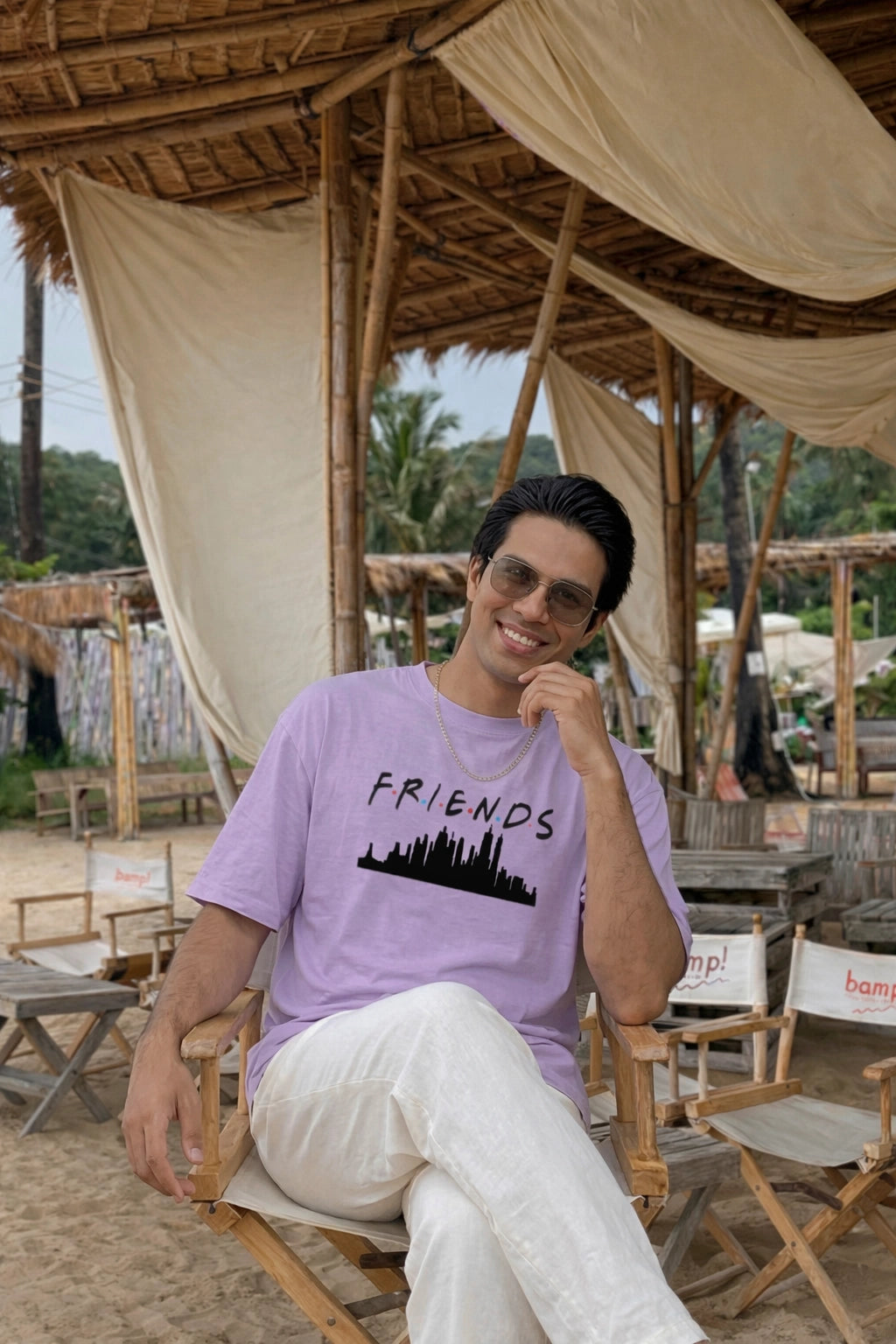 F.R.I.E.N.D.S Text Oversized Unisex Tee