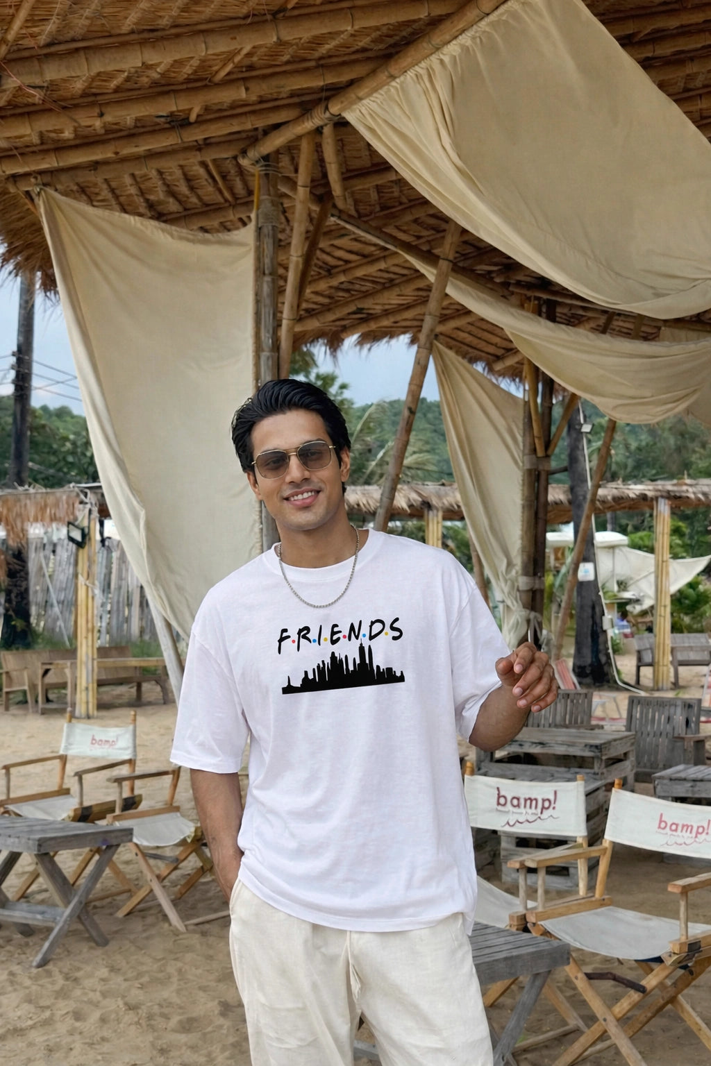 F.R.I.E.N.D.S Text Oversized Unisex Tee