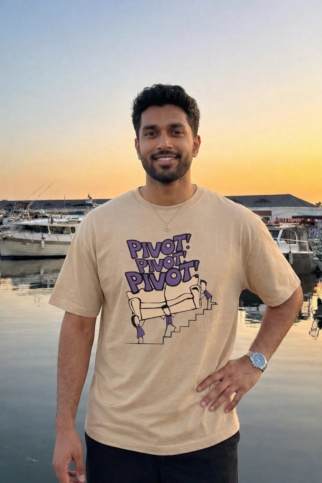 F.R.I.E.N.D.S Pivot Oversized Unisex Tee