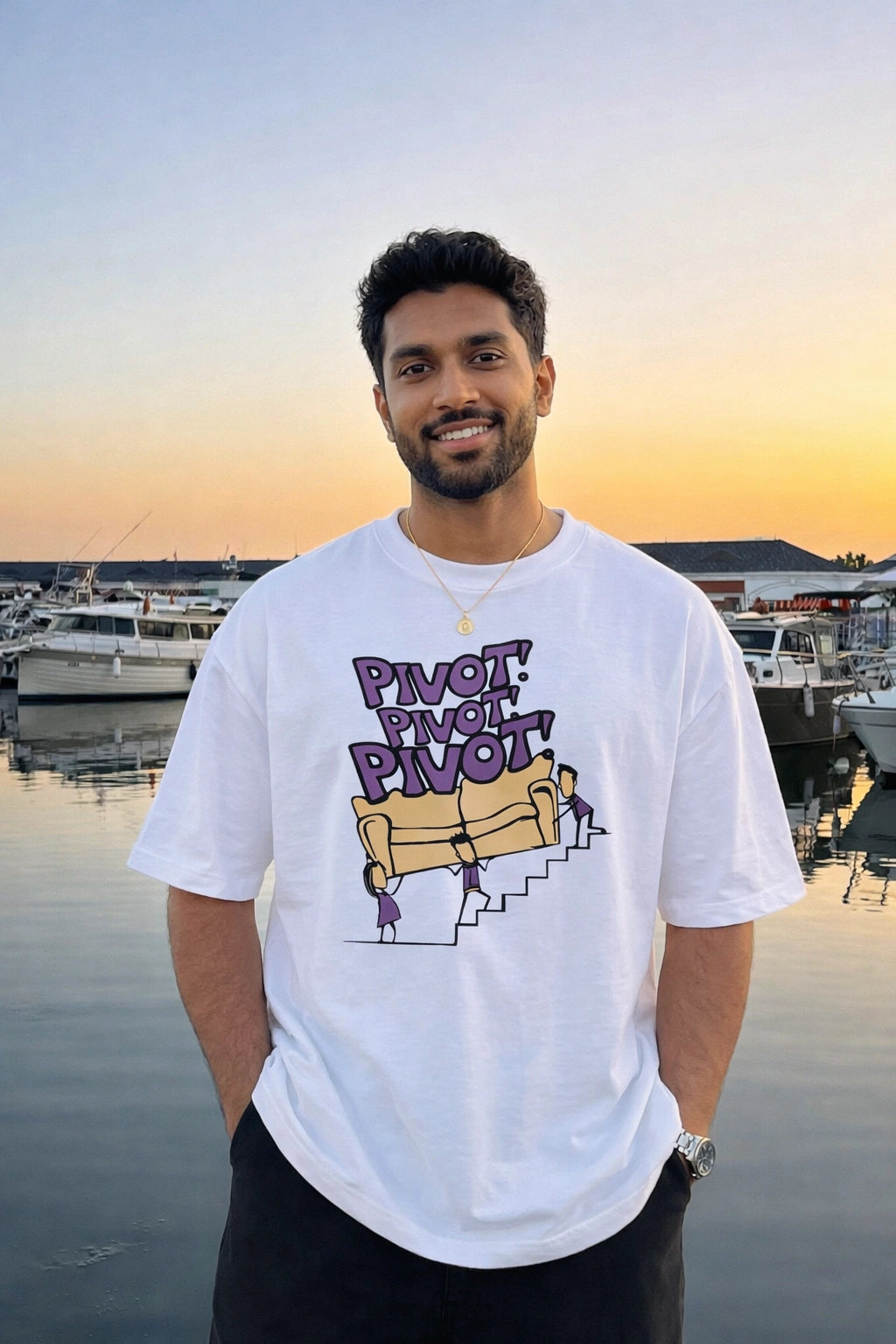 F.R.I.E.N.D.S Pivot Oversized Unisex Tee