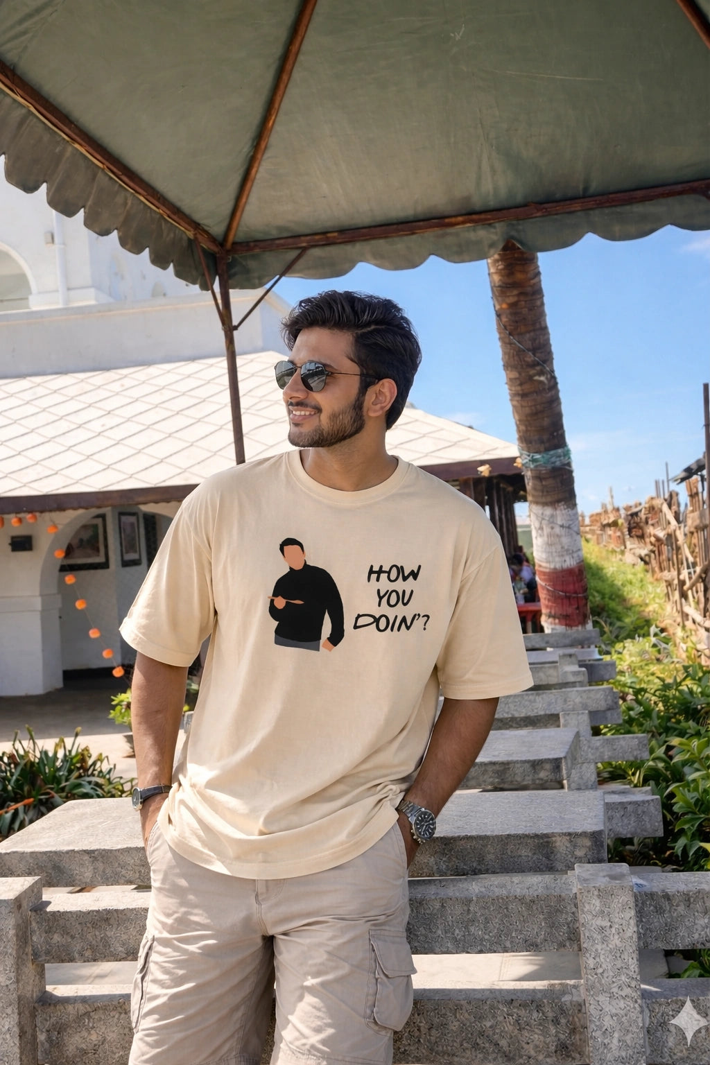 How you doin Oversized Unisex Tee