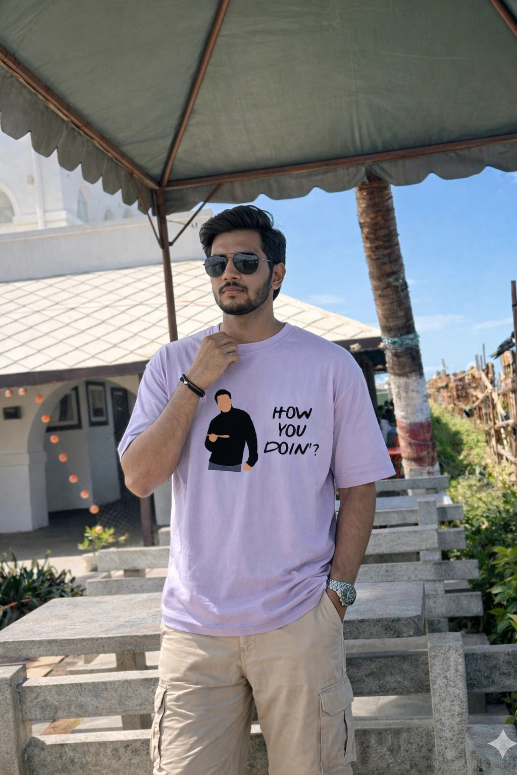 How you doin Oversized Unisex Tee