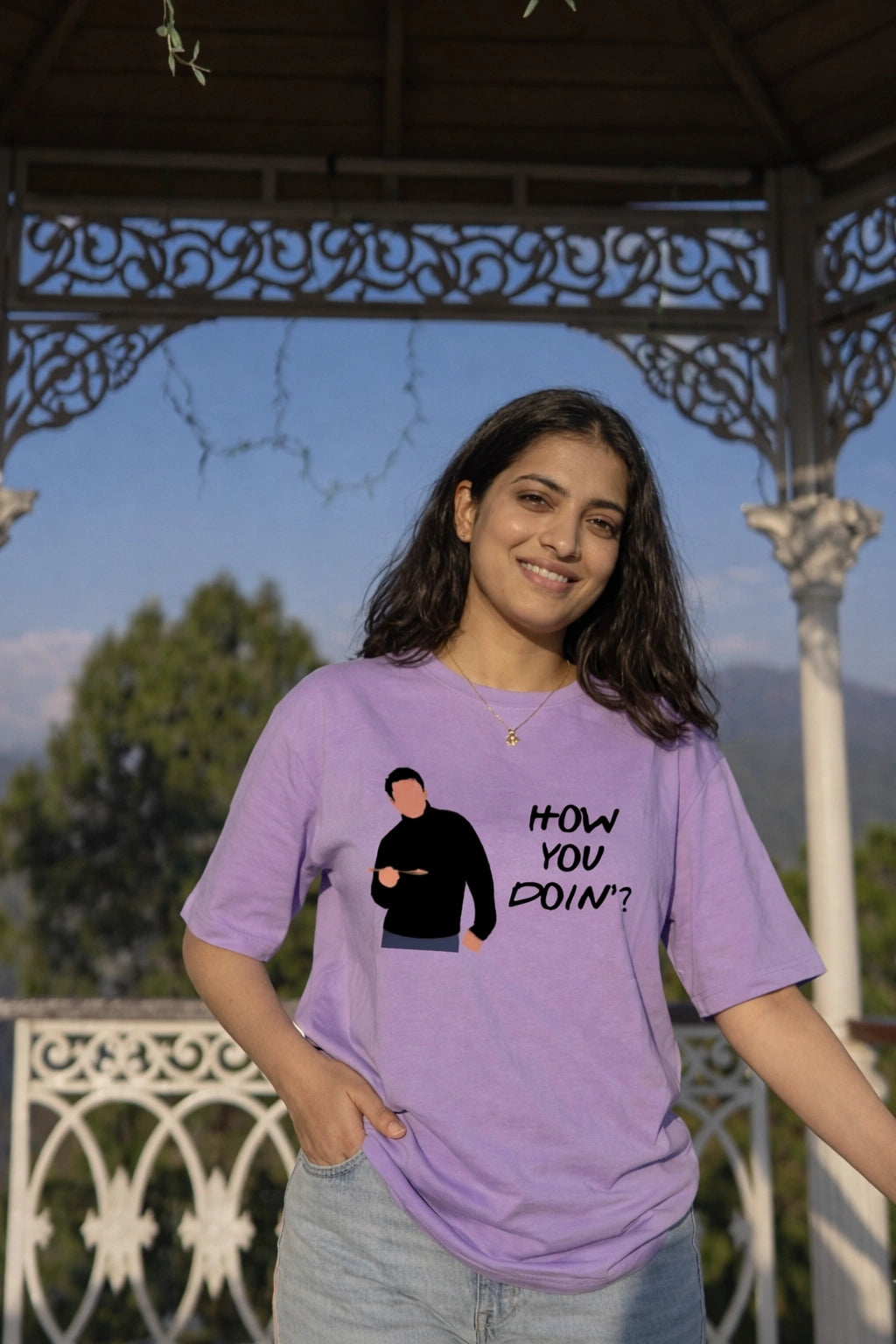 How you doin Oversized Unisex Tee