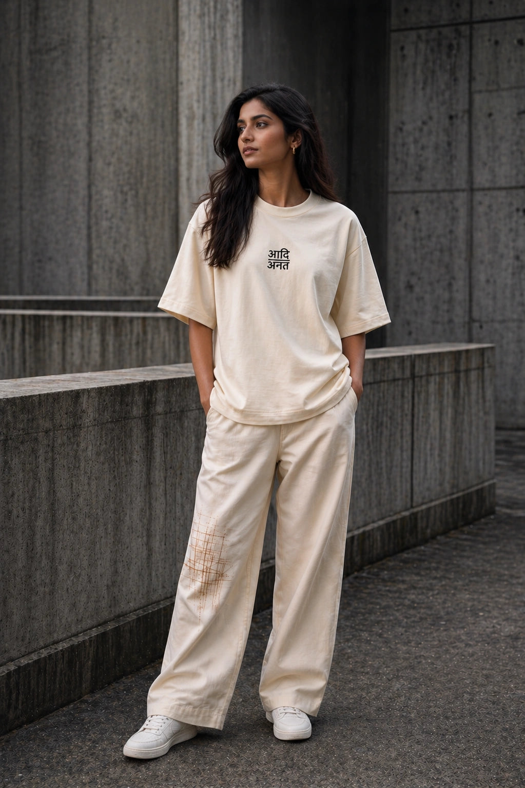 आदि अनंत Unisex Terry Oversized Tee
