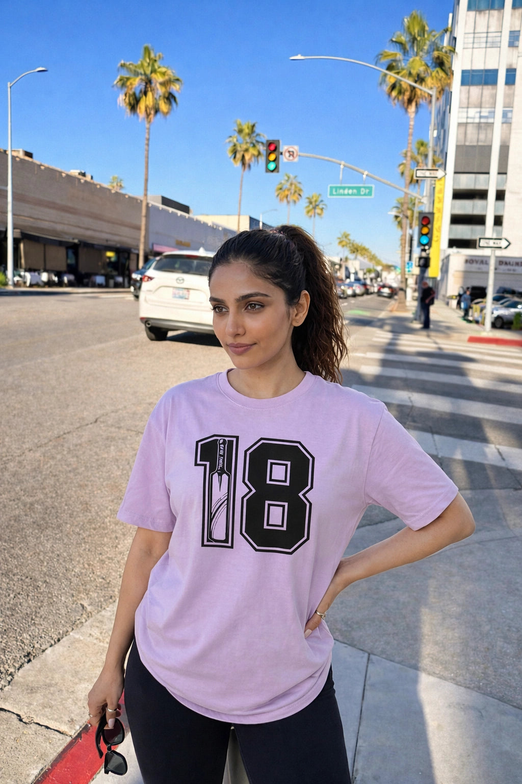 Number 18 Unisex Oversized Tee