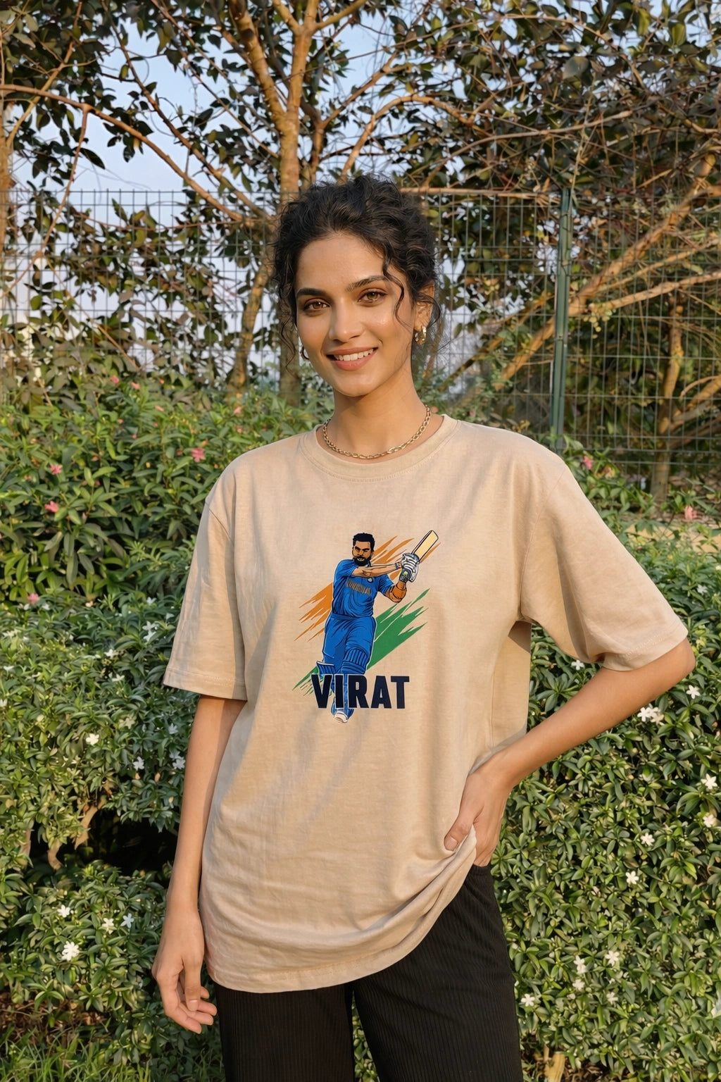 Shot By Virat Unisex Oversized Tee