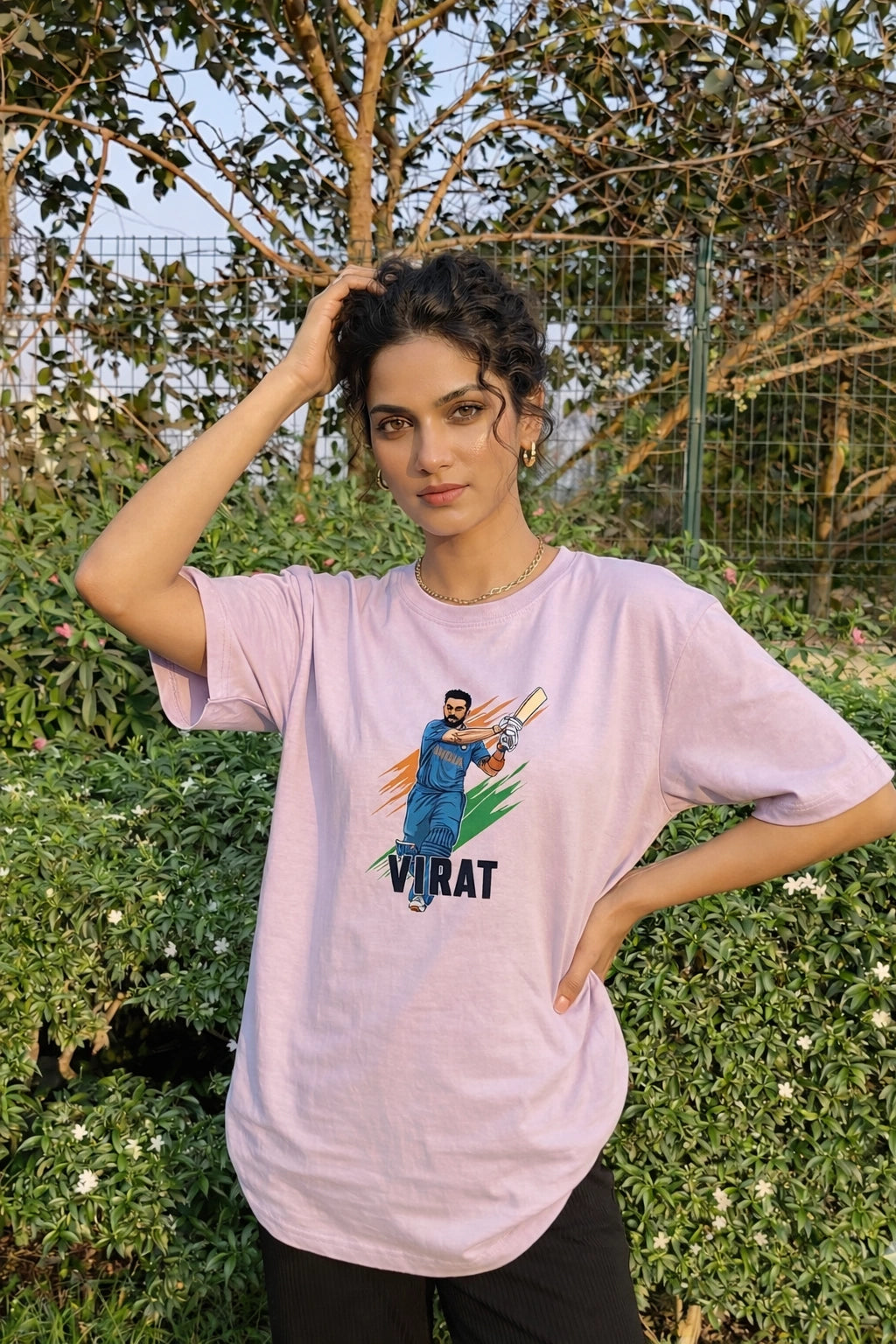 Shot By Virat Unisex Oversized Tee