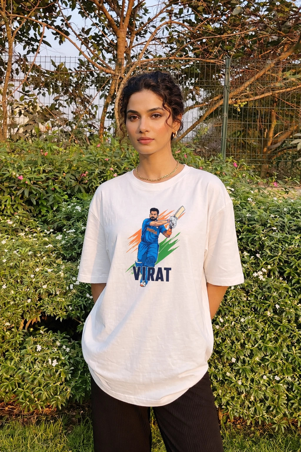 Shot By Virat Unisex Oversized Tee