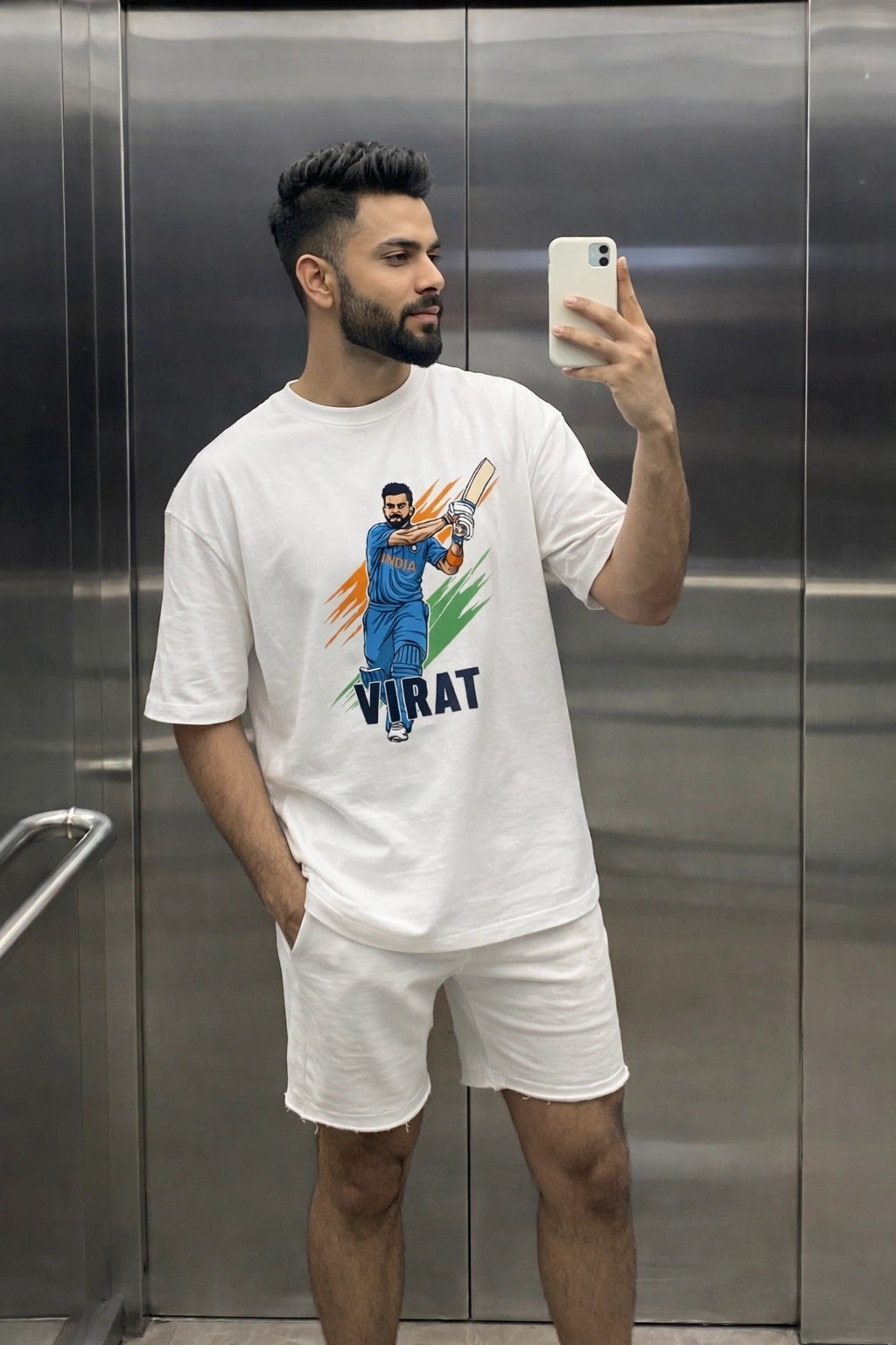 Shot By Virat Unisex Oversized Tee