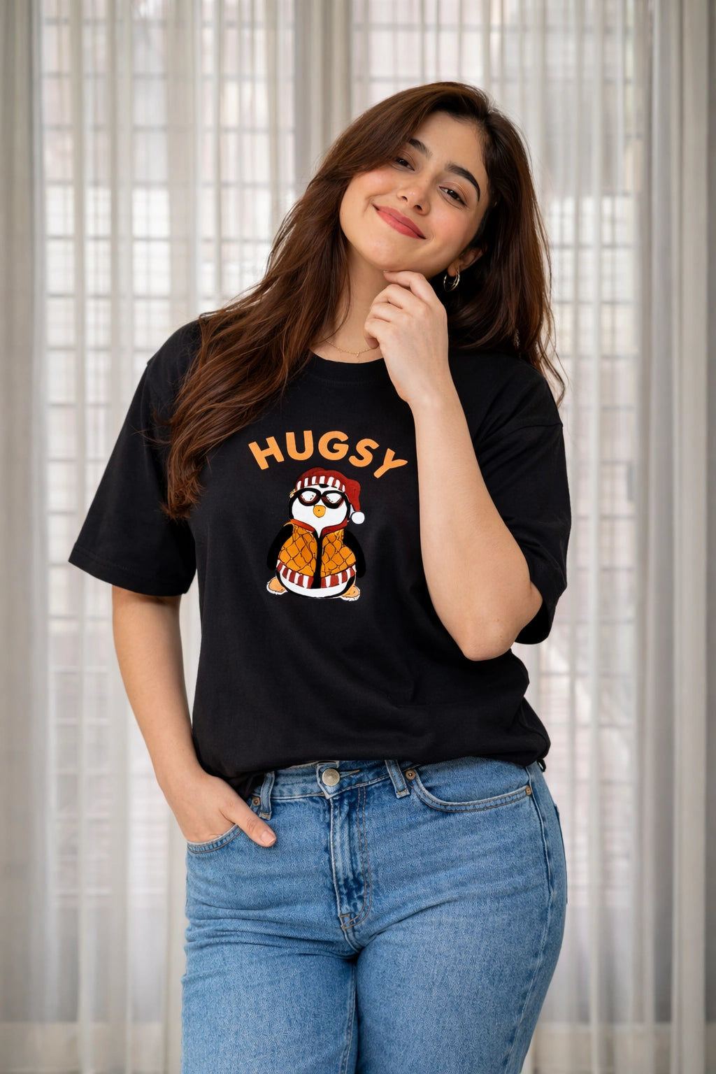 Hugsy Unisex Oversized Tee