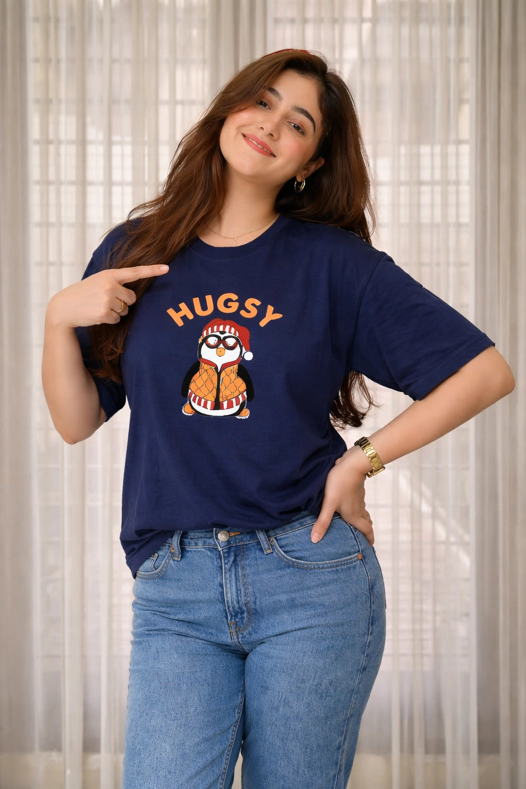Hugsy Unisex Oversized Tee
