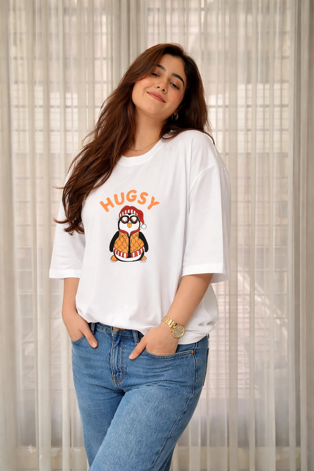 Hugsy Unisex Oversized Tee