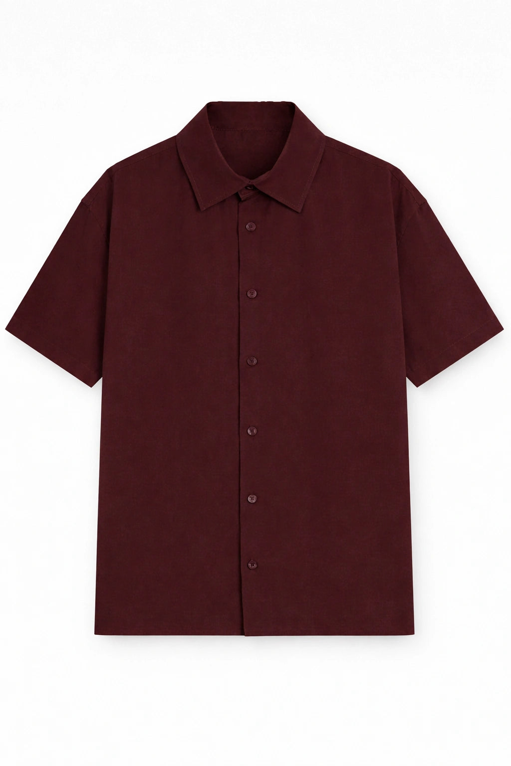 Maroon Oversized Shirt