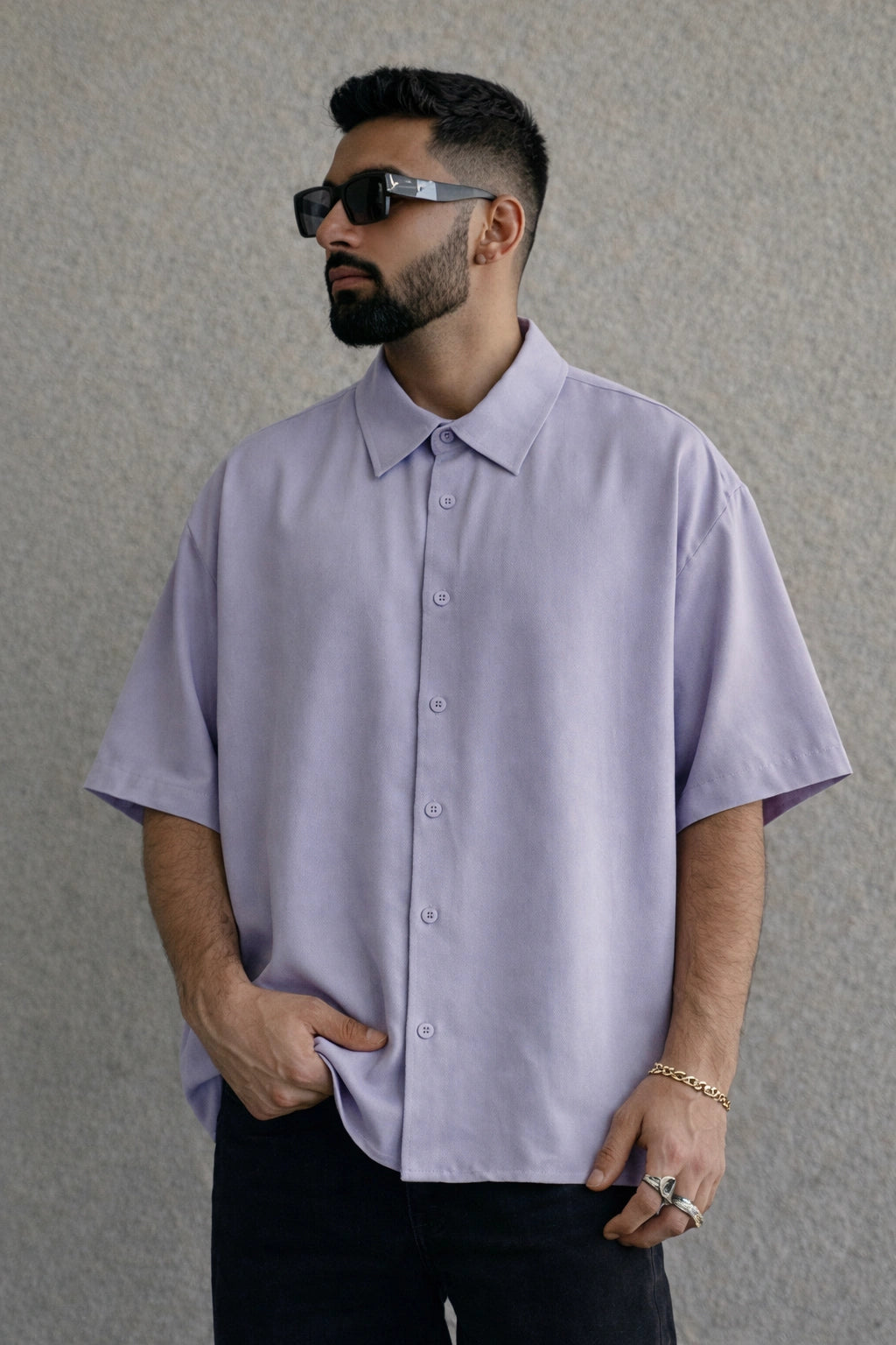 Lavender Oversized Shirt