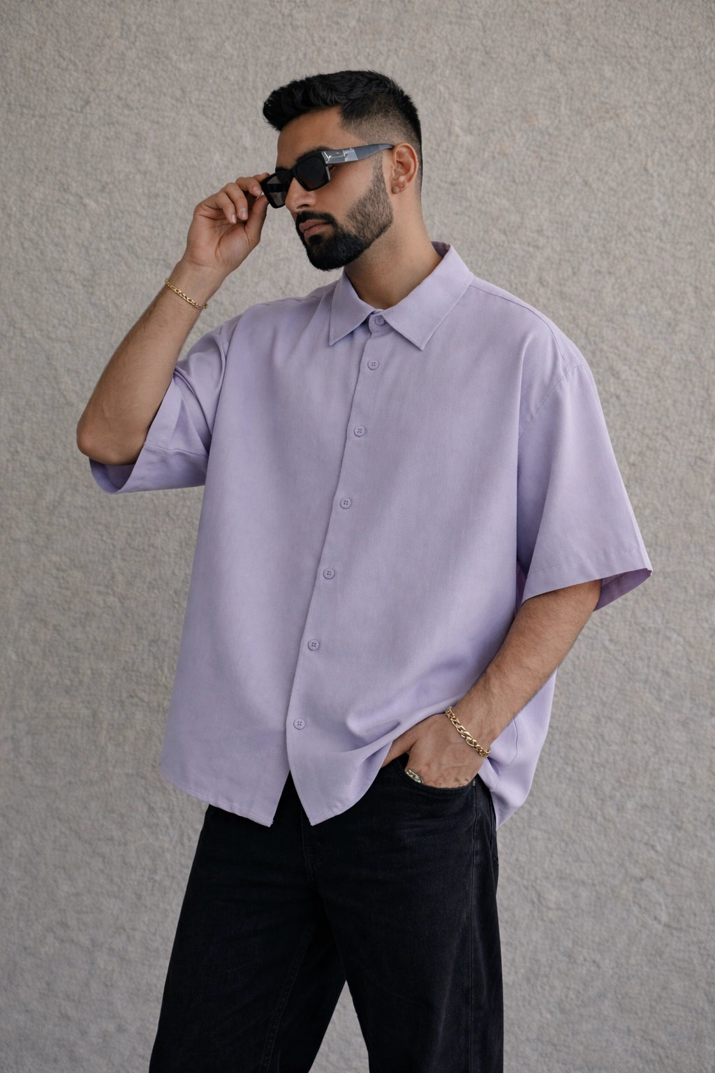 Lavender Oversized Shirt