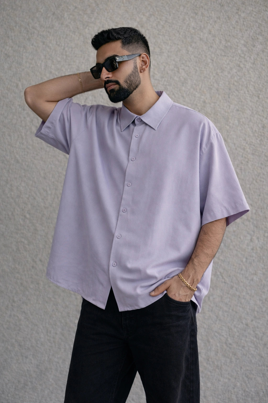 Lavender Oversized Shirt