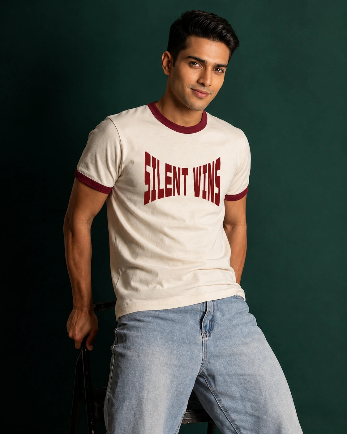 Silent Wins Unisex Ringer Tee