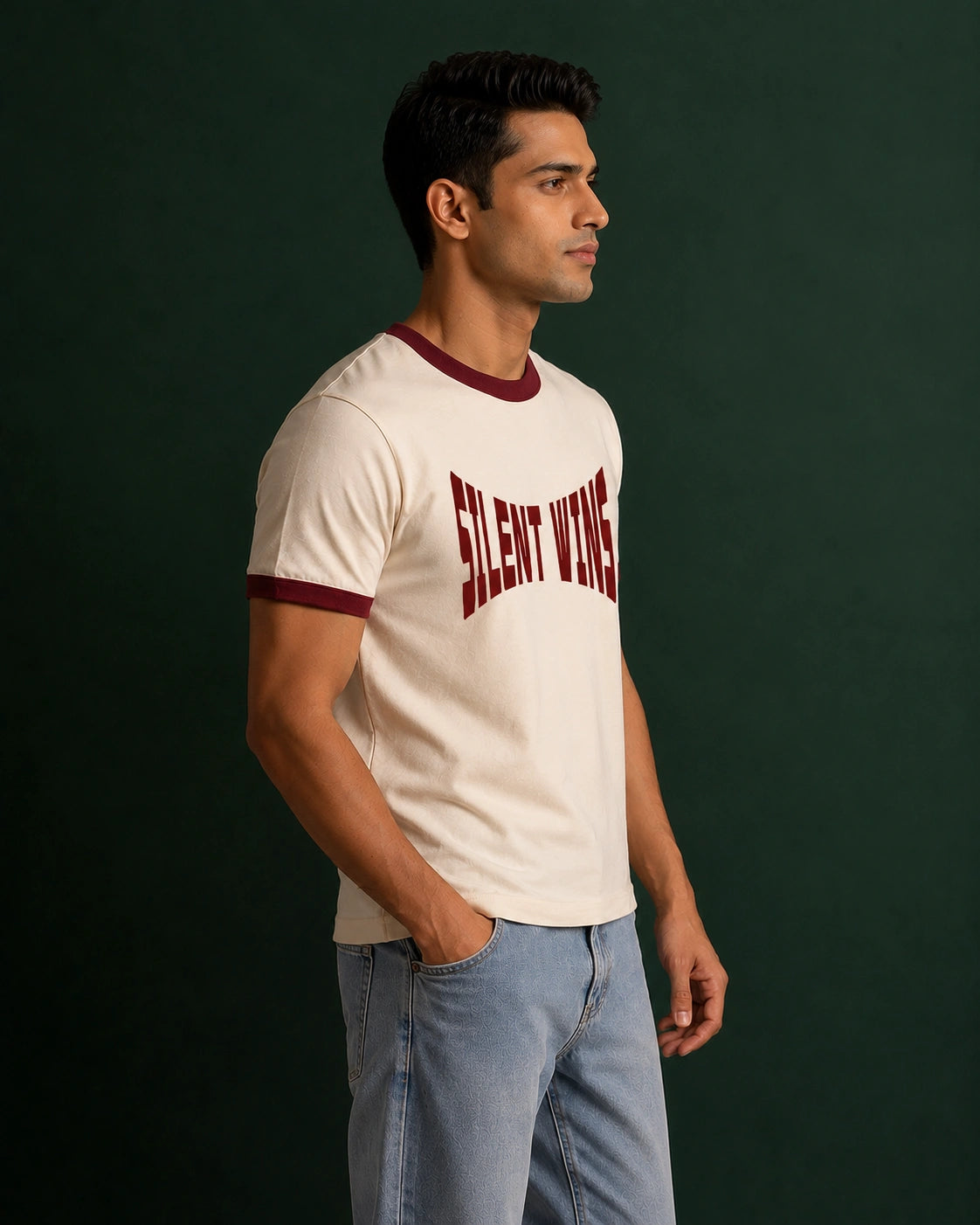 Silent Wins Unisex Ringer Tee