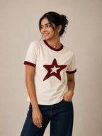 Star Unisex Ringer Tee