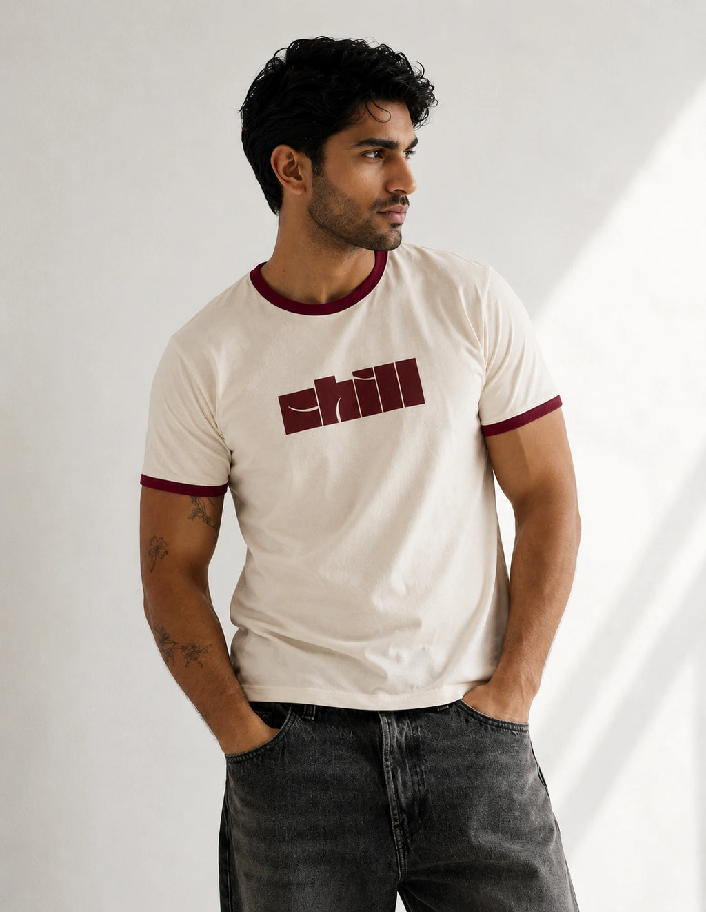 Chill Unisex Ringer Tee