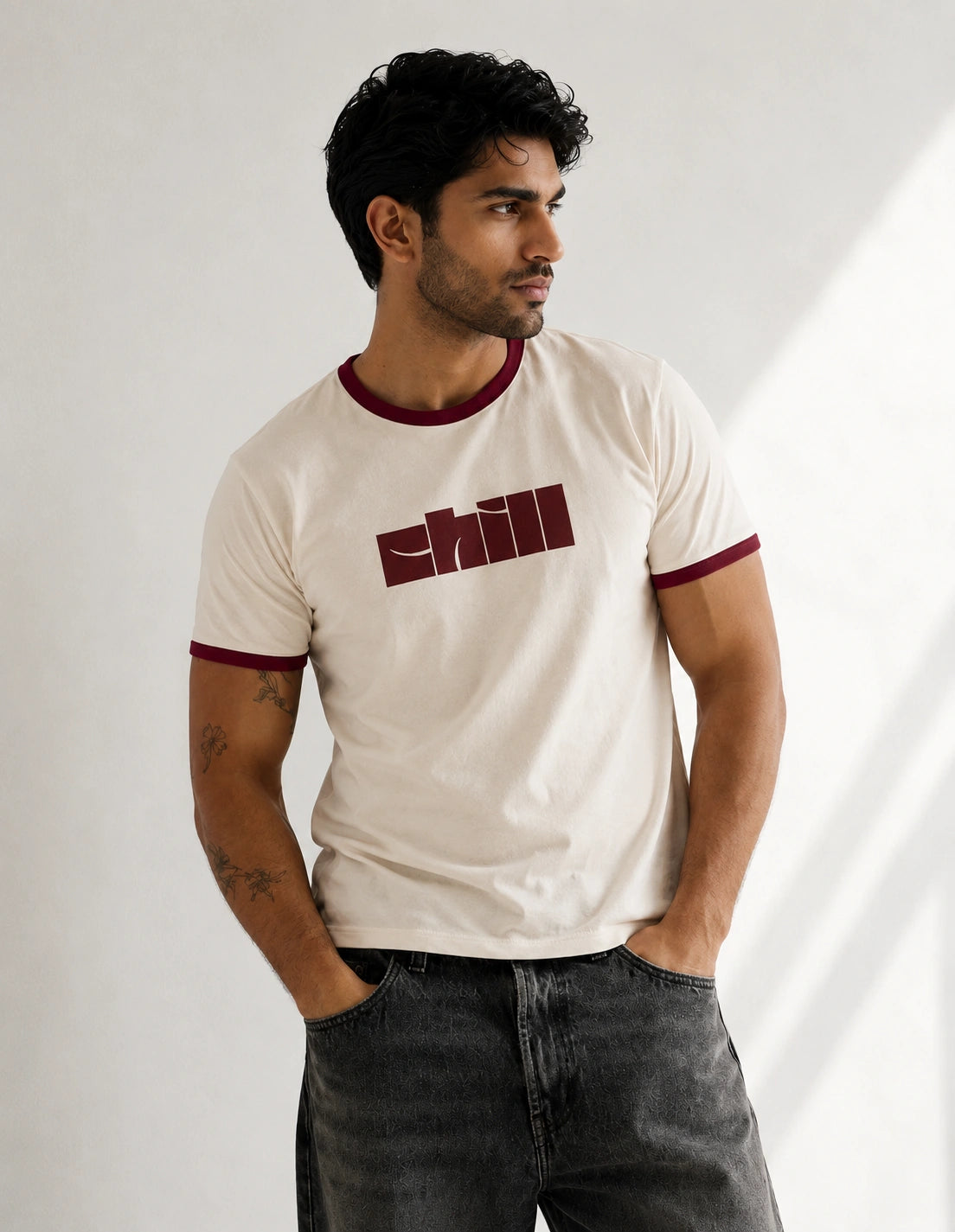 Chill Unisex Ringer Tee