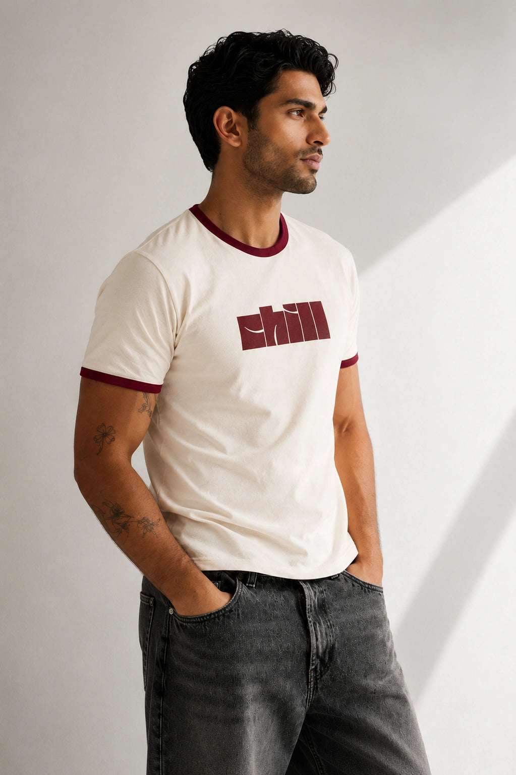 Chill Unisex Ringer Tee