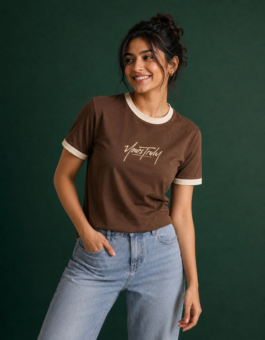 Yours Truly Unisex Ringer Tee