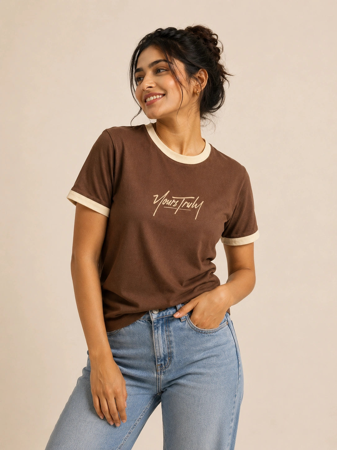 Yours Truly Unisex Ringer Tee