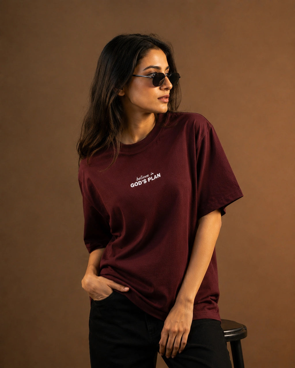 God's Plan Unisex Oversized Tee
