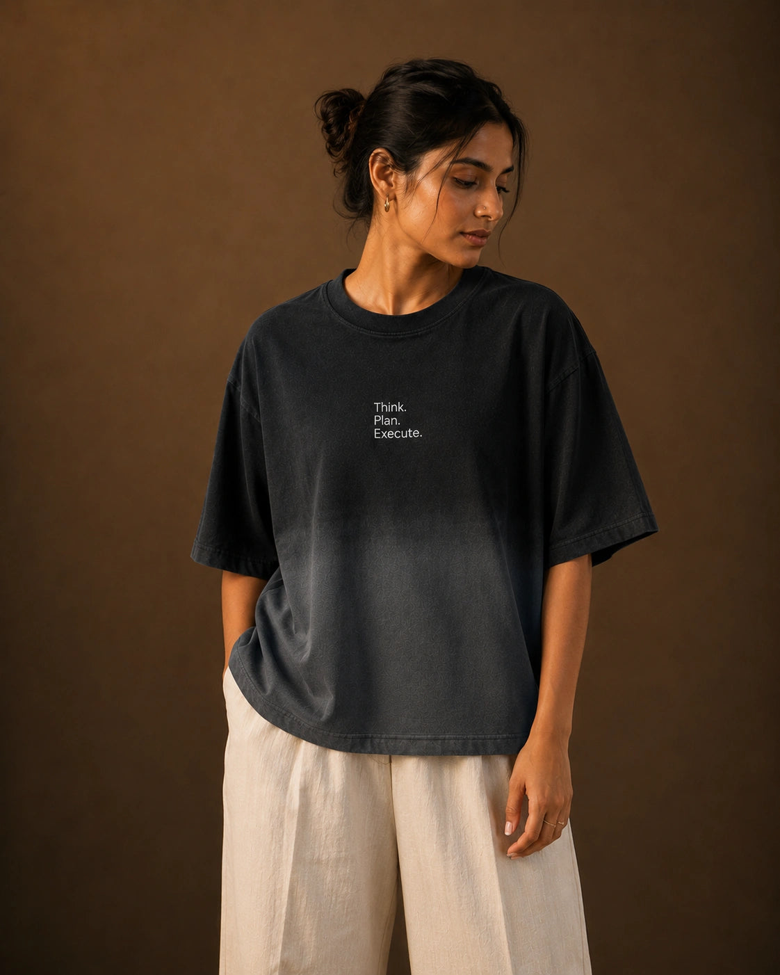 Think. Plan. Execute. Ombre Washed Unisex Tee