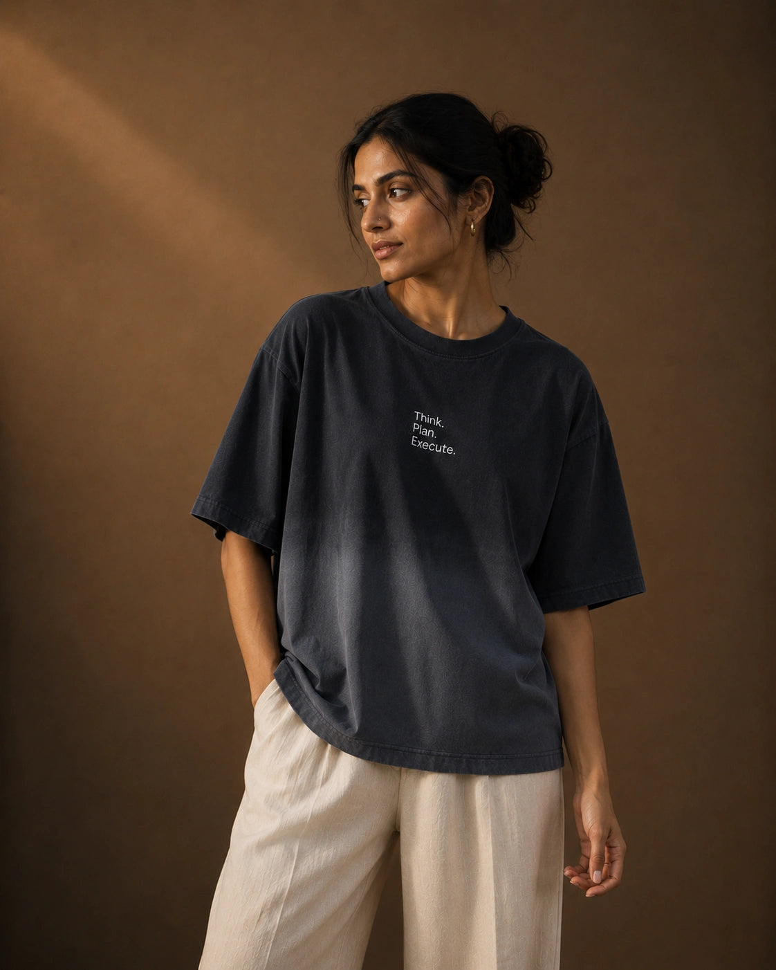 Think. Plan. Execute. Ombre Washed Unisex Tee