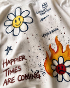 Happier Times Unisex Oversized Tee