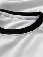 Black White Unisex Ringer Tee
