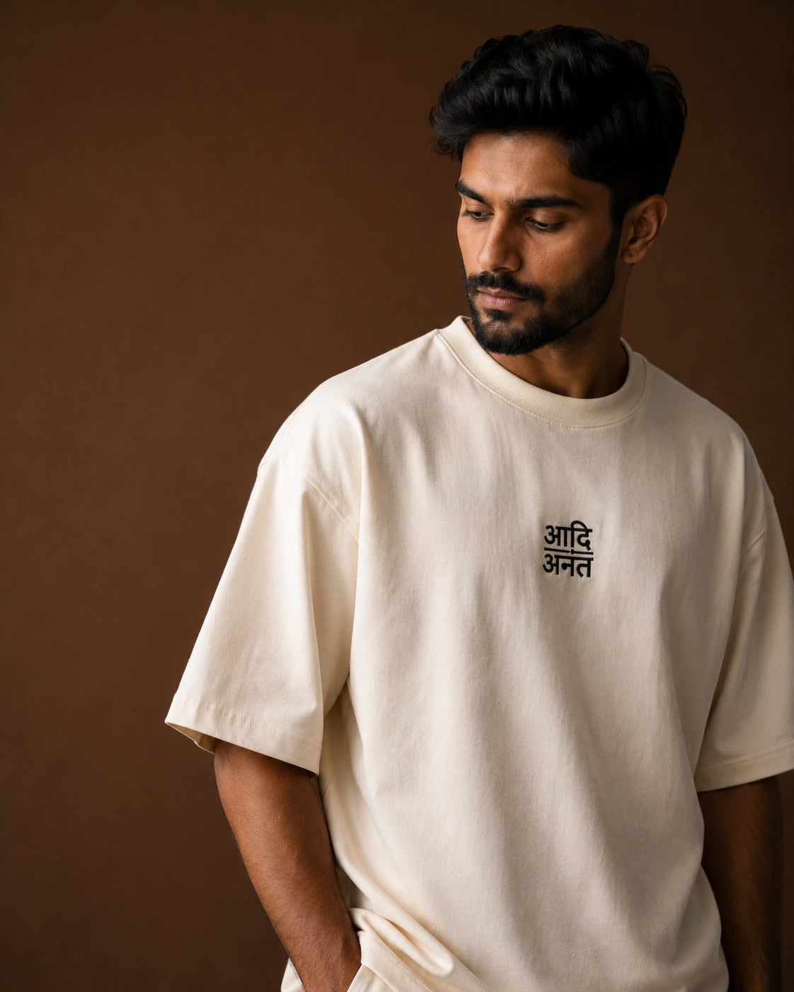 आदि अनंत Unisex Terry Oversized Tee