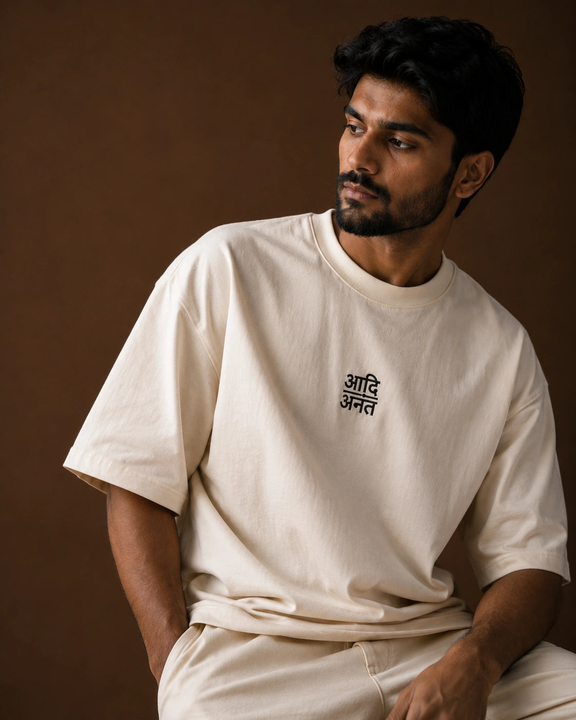 आदि अनंत Unisex Terry Oversized Tee
